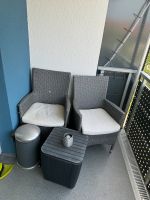 Terassenstühle(2x) mit kleinem Tisch Stuttgart - Zuffenhausen Vorschau