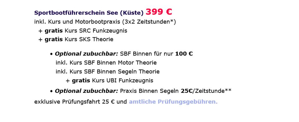 Sportbootführerschein SBF See + *GRATIS* SRC Funk Online Kurs in Frankfurt am Main