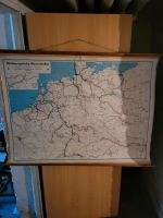 Karte alt /Deko/Landkarte/ Mitteleuropäische Wasserstraßen Sachsen - Hoyerswerda Vorschau