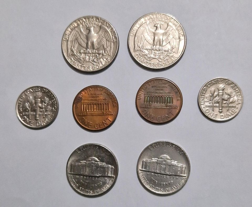 U.S. Amerikanische Münzen in Mainz