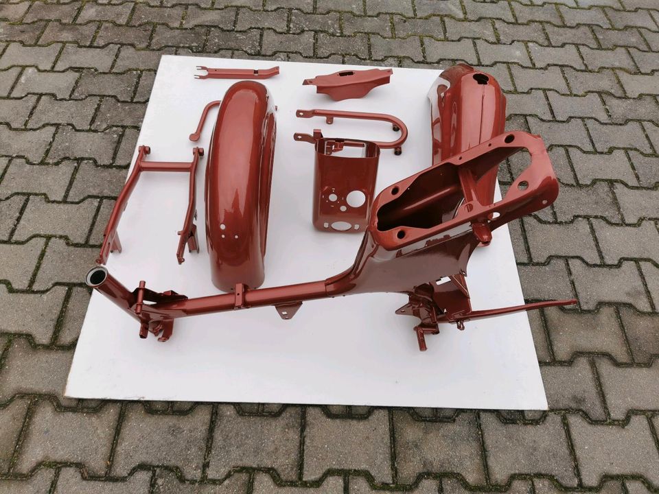 Pulverbeschichtung Simson S51 Schwalbe Star Spatz Sr50 Sr2 MZ in Dannenberg (Elbe)