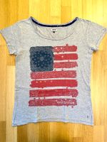 Kurzarm T-Shirt mit Aufdruck von HILFIGER DENIM, in Grau, Gr. M Rheinland-Pfalz - Mainz Vorschau