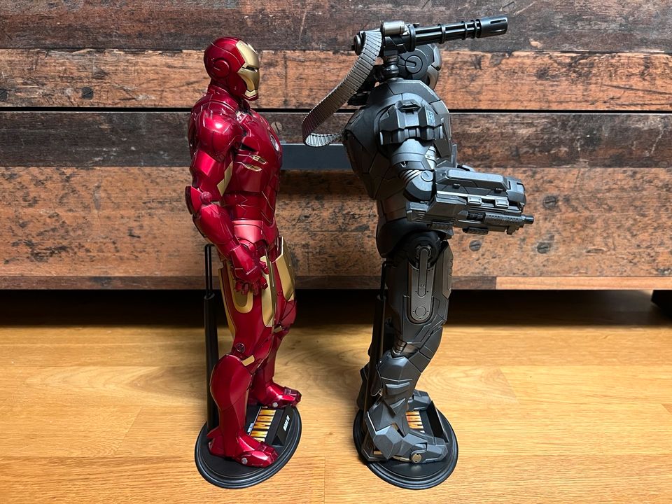 SET Hot Toys Iron Man 2 War Machine Mark IV 4 Figur Statue 1:6 3 in Heilsbronn