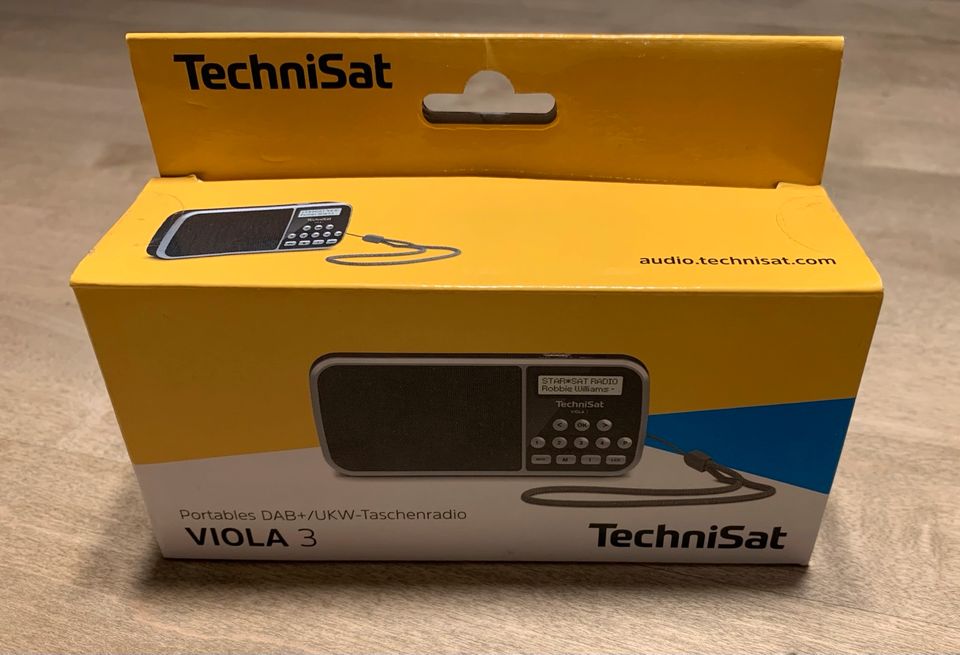 TechniSat VIOLA 3 – portables DAB Radio schwarz in Salgen