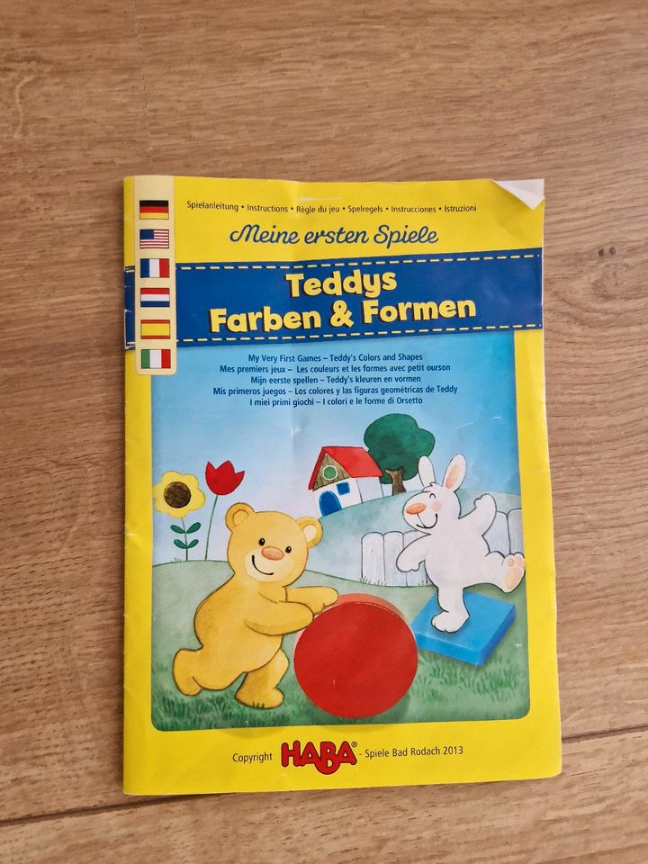 HABA Meine ersten Spiele - Teddys Farben & Formen in Münchweiler an der Rodalb