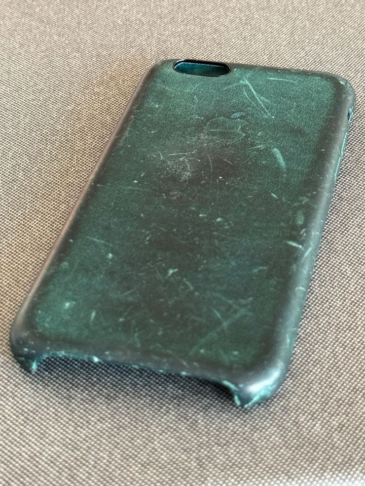 Original Apple Leather Case iPhone 6s Marine Blue petrol türkis in Leipzig