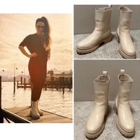 About You Chunky Boots Chelsea Boots Stiefelette beige Gr.40 Bayern - Riedering Vorschau