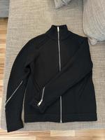 Sandro Black Cardigan Merino Wool with Zip Detail on Arms Gr. M Friedrichshain-Kreuzberg - Kreuzberg Vorschau