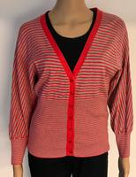 w/NEU s.OLIVER Strickjacke Gr. 38 40 rot hellgrau QS by Rheinland-Pfalz - Hütschenhausen Vorschau