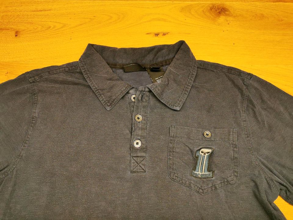 Poloshirt Herren  Harley Davidson Gr L in Eltville