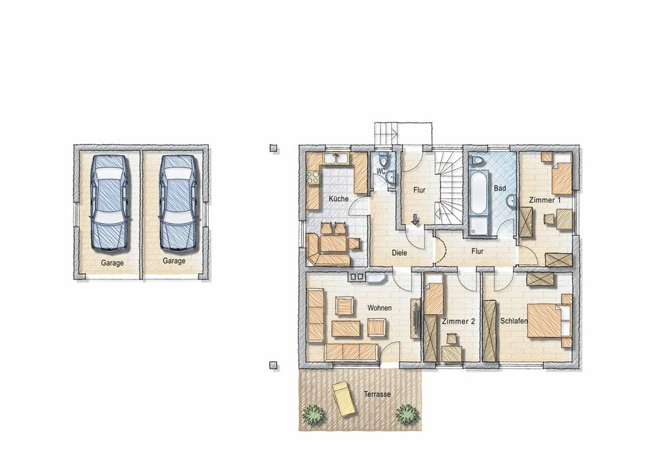 Attraktives 3-Familienhaus im Tettnanger Umland in Tettnang