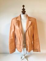 Lammleder Jacke BiBA Echtleder Blazer Apricot Leder Reißverschlus Bayern - Ustersbach Vorschau