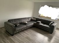 Sofa L Anthrazit schwarze Details Dortmund - Derne Vorschau