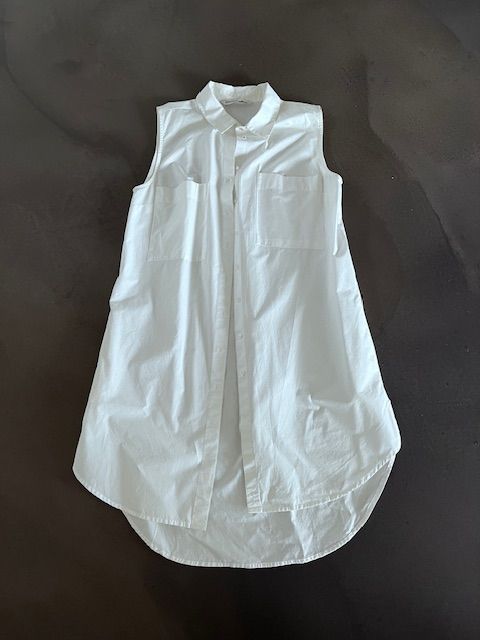 Ärmellose Hemd-Bluse von Zara, weiß Gr M in Rösrath