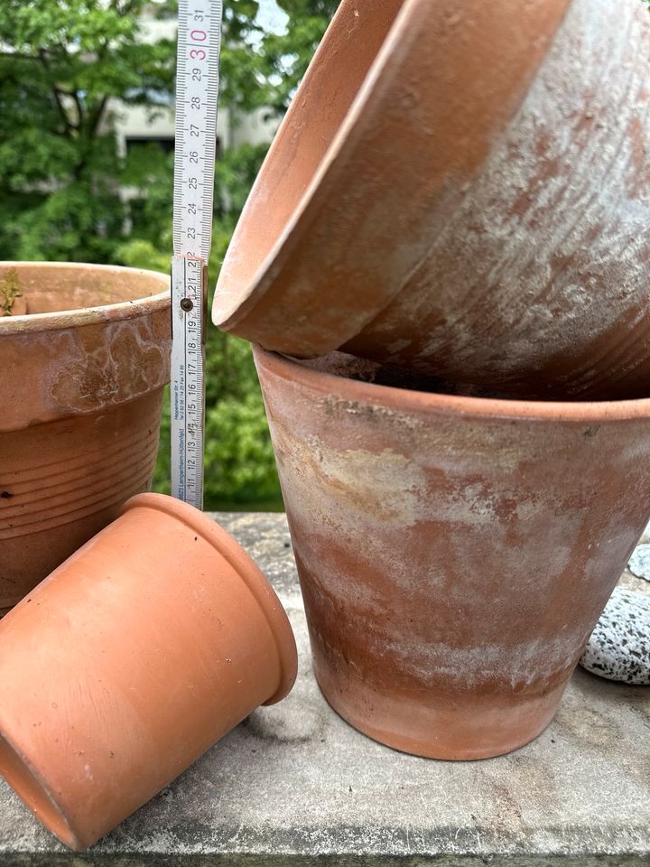 Keramik Terra Cotta Töpfe groß und klein 15 Stück in Heidelberg