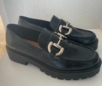 ❤️NEU Loafer schwarz gold H&M Größe 39 Wandsbek - Hamburg Hummelsbüttel  Vorschau