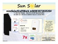 mini SolarKraftWERK mSKW2072835JSV mit Solis 2,0kW & 7x Modul 405 Brandenburg - Plattenburg Vorschau