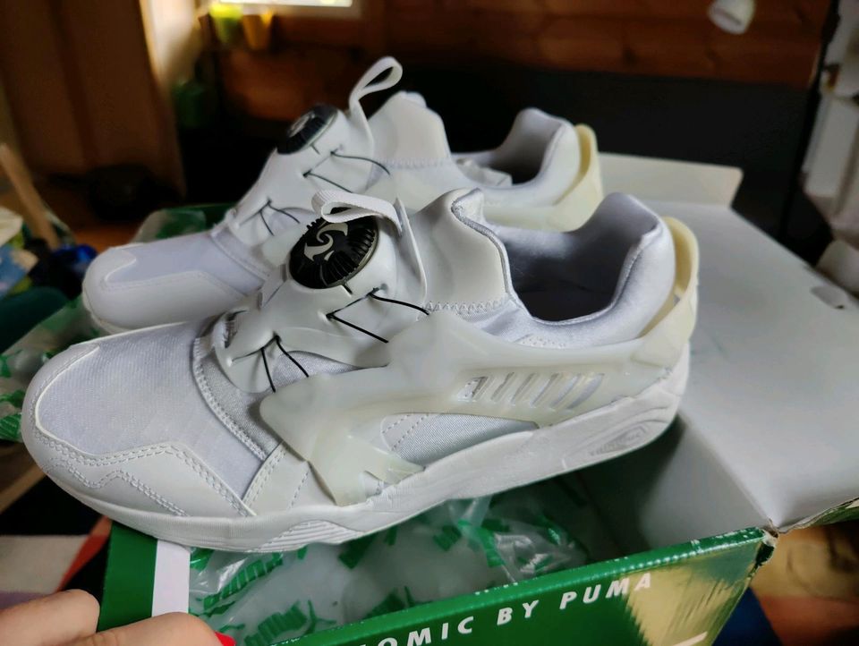 Sneaker 44 - Puma Trinomic Disc Blazer White in Coburg