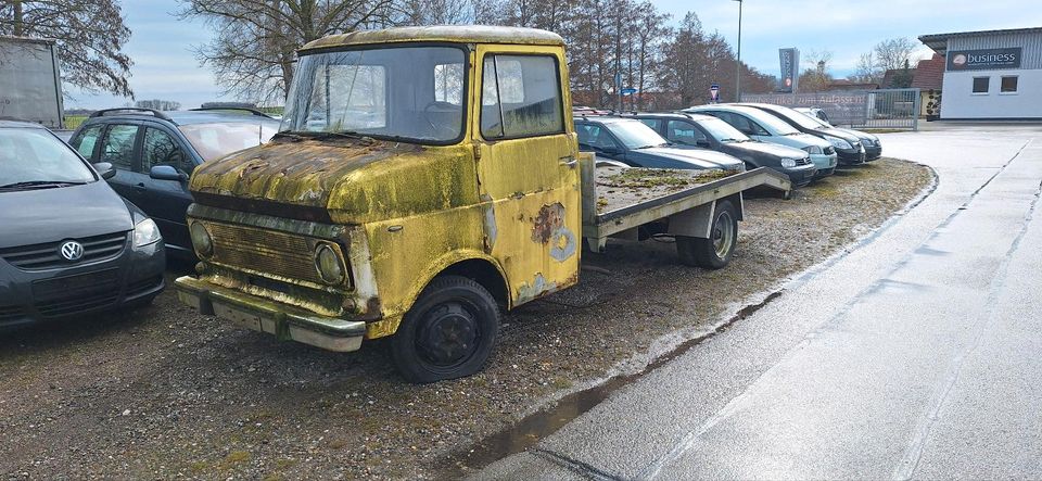 Opel Blitz 6-Zylinder Scheunenfund Abschlepper Aluaufbau Schweiz in Tussenhausen