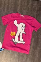 H&M T-Shirt 146-152 pink Skateboard Hessen - Breuberg Vorschau