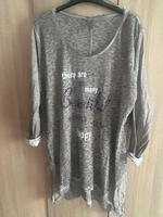 Tredy Shirt beige meliert mit vielen Details Größe  46/48 Baden-Württemberg - Göppingen Vorschau