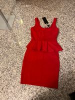 Kleid rot neu Größe 32 34 XS Bayern - Neusäß Vorschau