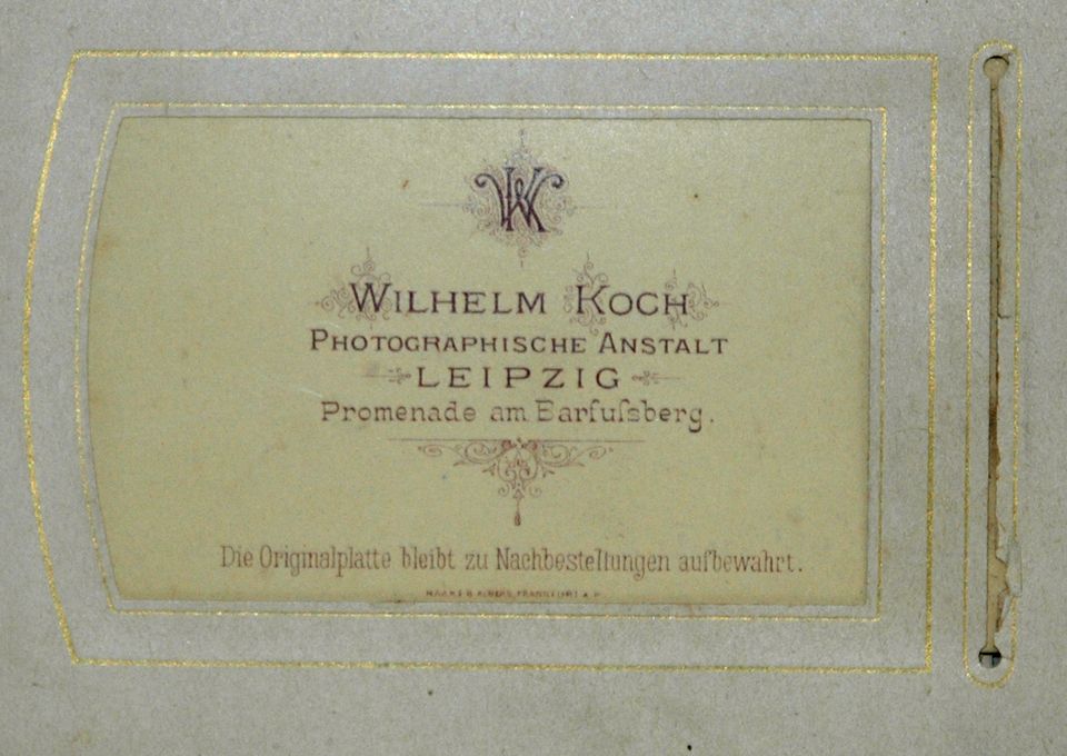 Antikes Photoalbum von Opa ca. 1895 in Coburg
