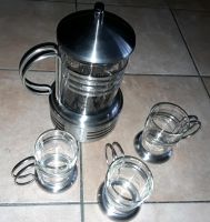 Teekanne mit 3 Gläsern und Stövchen Brandenburg - Dallgow Vorschau