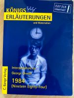 Königs Erläuterungen George Orwell 1984 (Nineteen Eighty-Four) Wandsbek - Hamburg Bramfeld Vorschau