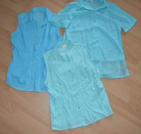 NEU 3x SOMMER DAMEN BLUSE TUNIKA M 40 42 blau türkis Dresden - Neustadt Vorschau