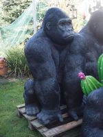 Gorilla Deko Figur natur oder gold wetterfest 115cm Laminat NEU Nordrhein-Westfalen - Wesel Vorschau
