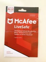 Neu Mc Afee LiveSafe Virenschutzprogramm Virenschutz PC Mac Handy Baden-Württemberg - Rheinmünster Vorschau