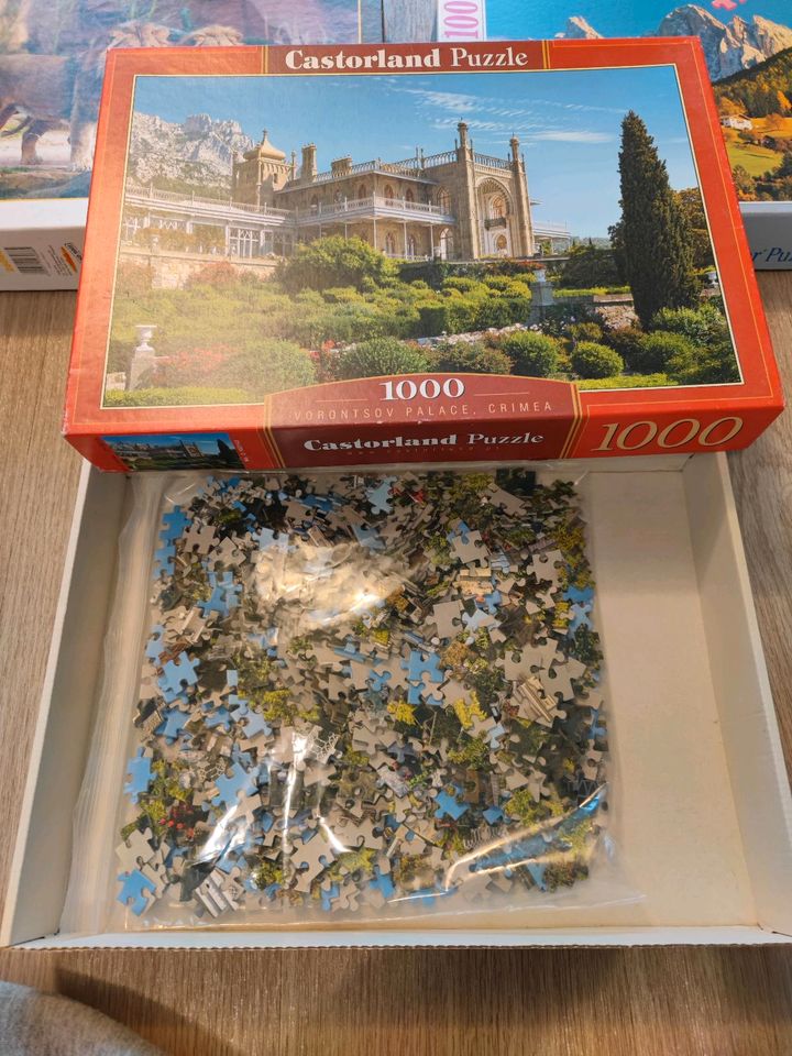 Satz mit zwei 1000-teiligen und ein 1500-teiligen Puzzles in Berlin