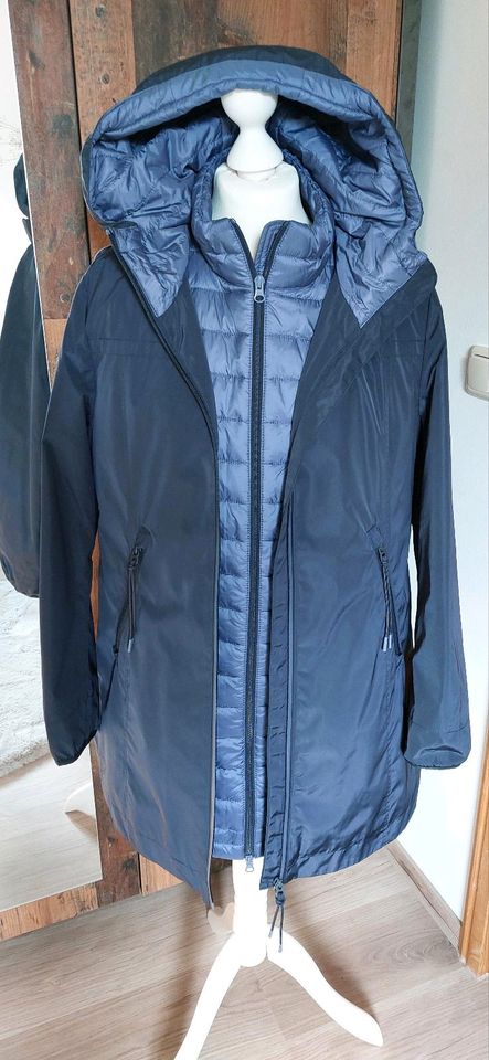 Betty Barclay Peter Hahn Mantel Parka Long Jacke 38 S M 4 in 1 in Oelsnitz / Vogtland