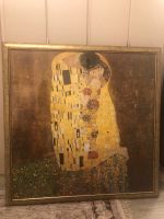 Gustav Klimt Der Kuss Kunstdruck 98x98 cm im Holzrahmen Bayern - Gersthofen Vorschau