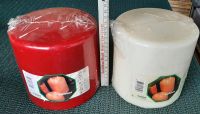 2 Bolsius 3-Dochtkerzen 150 x 150mm rot+weiß OVP Nordrhein-Westfalen - Ratingen Vorschau