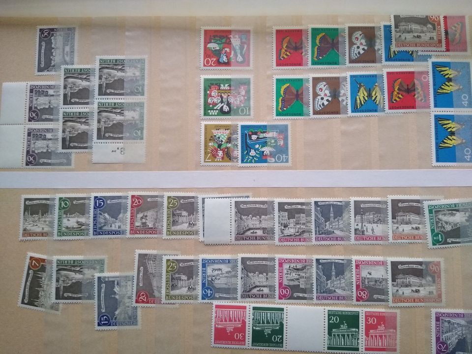 !!! BUND/BERLIN Briefmarkenalbum 15 Seiten - pro Seite 0,80 Euro in Berlin