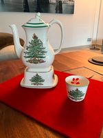 Spode Kaffekanne Christmas Tree mit Stövchen und Teelicht Schleswig-Holstein - Wilster Vorschau