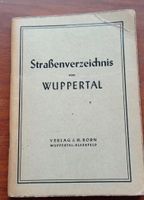 Wuppertaler Straßenverzeichnis von 1961 Wuppertal - Barmen Vorschau