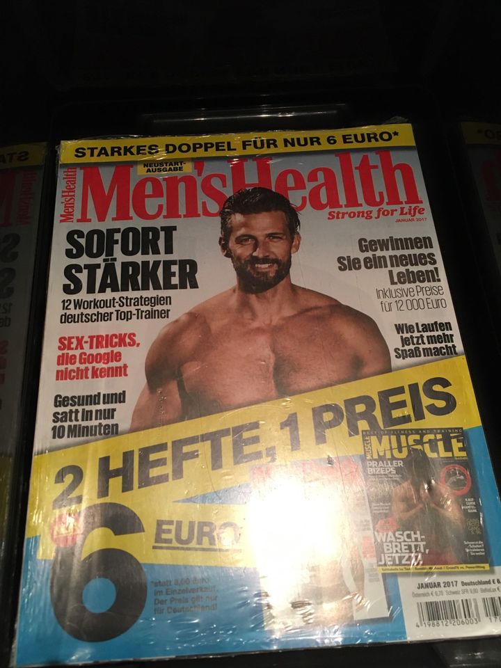 Zeitschriften Magazine Sammlung GQ Men‘s Health 11Freunde OVP NEU in Dormagen