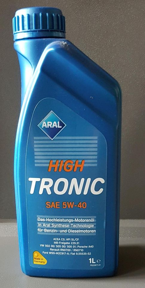 Aral Hugh Tronic - SAE 5W-40 in Hetlinger Neuerkoog