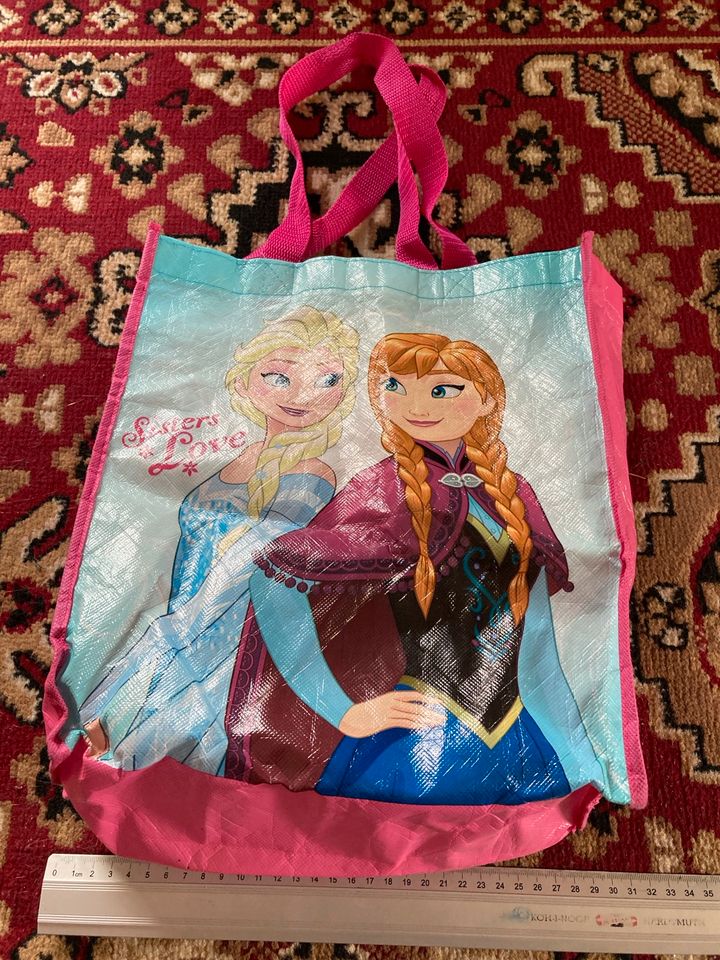 tolle Tasche Tragebeutel Disney FROZEN ANNA & ELSA süss TOP lesen in Leipzig