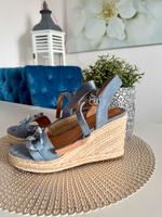 Pumps Wedges Keilabsatz blau 38 Thüringen - Weimar Vorschau