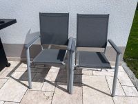 2x Gartenstühle Aluminium grau Bayern - Pförring Vorschau