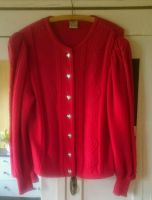 Otto Hundt Trachtenjacke Strickjacke XL 44 42 rot Sachsen-Anhalt - Eilsleben Vorschau