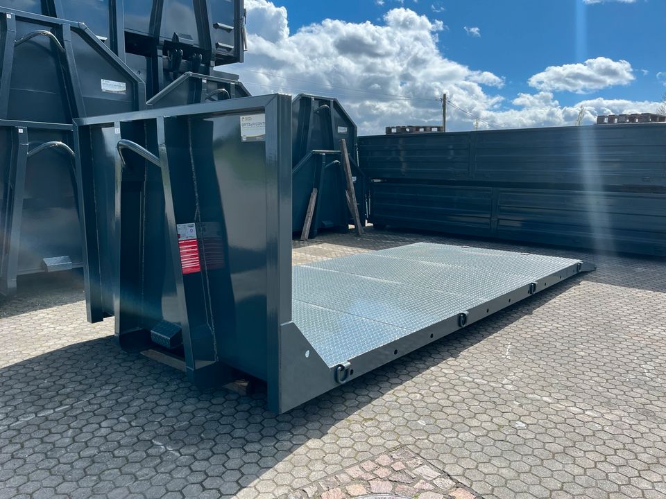 Abrollcontainer Plattform 6,00m mit int. Rampe 5600€ netto in Bad Saulgau