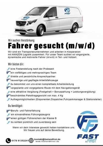 Kurierfahrer/in gesucht in Bremen bis zu 3200€- 14€/std + Spesen in  Bremen-Mitte - Bahnhofsvorstadt | Kurierfahrer/Kurierfahrerin | eBay  Kleinanzeigen ist jetzt Kleinanzeigen