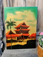 Chinesisches Gemälde auf Holz aus früheren Zeiten 50 x 40 Thüringen - Erfurt Vorschau