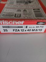 Fischer ZYKON-Bolzenanker FZA 12x40 M 8/15 60715 18 Stück Niedersachsen - Bockenem Vorschau
