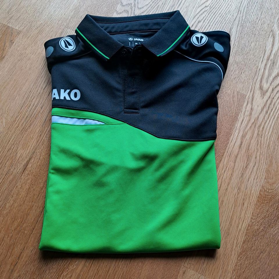 Trikot Shirt Jako schwarz grün Gr. S in Cloppenburg